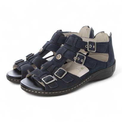 ヨーロッパコンフォートシューズ EU Comfort Shoes Waldlaufer グルカサンダル （marine）