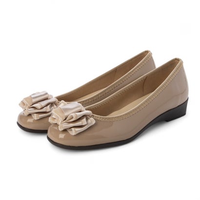 ブリジットバーキン ウォーク Bridget Birkin Walk リボンウォーキングパンプス （ベージュエナメル）
