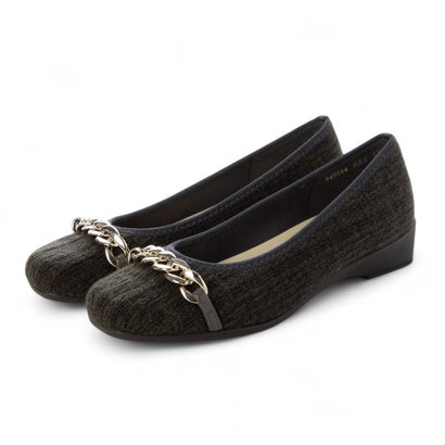 ブリジットバーキン ウォーク Bridget Birkin Walk チェーンモチーフウォーキングパンプス （緑であること雑材）