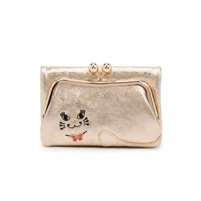 アナスイ ANNA SUI TITIホンブルグ帽 口金二つ折り銭入れ （ゴールド）