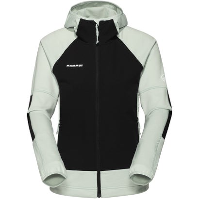 マムート MAMMUT マムート MAMMUT アウトドア MASSONE ML HOODED JACKET WOMEN  101406200 （1300 SILVERSAGE-BLACK）