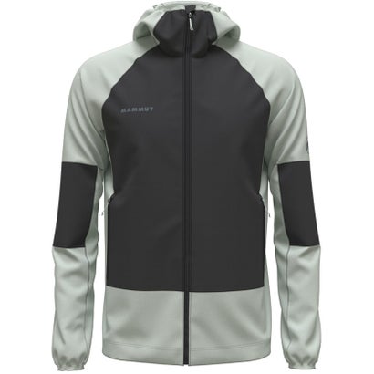 マムート MAMMUT マムート MAMMUT アウトドア MASSONE ML HOODED JACKET MEN  101406190 （1300 SILVERSAGE-BLACK）