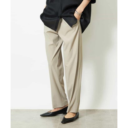 ミッシェルクラン MICHEL KLEIN リラックステーパードパンツ （ベージュ）