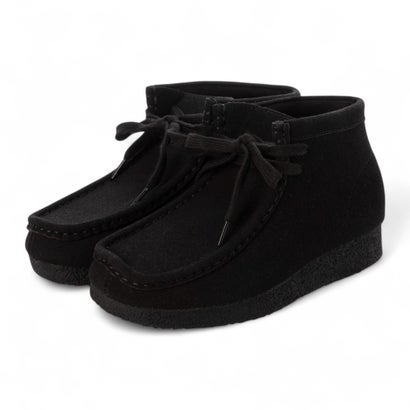 バレットジャム bullet jam ワラビー・モカシンブーツ クッションインソール搭載☆カジュアルブーツ （ブラック）画像