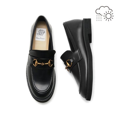 【レイン対応】エマ フランシス Emma Francis フラット ビットローファー （ブラック エナメル） 9,605円