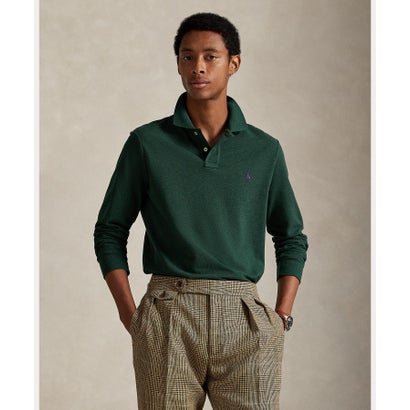 ポロ ラルフ ローレン POLO RALPH LAUREN カスタム スリム ロングスリーブ ポロシャツ (300グリーン)|LOCOMALL(ロコンド公式ストア)