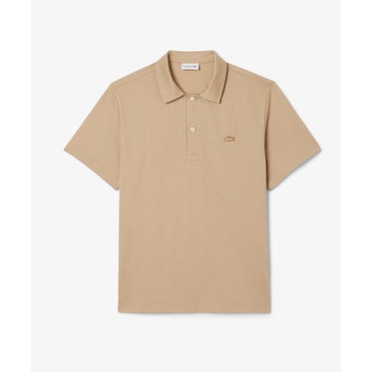 ラコステ LACOSTE シングルジャージワントーンポロシャツ （ベージュ）