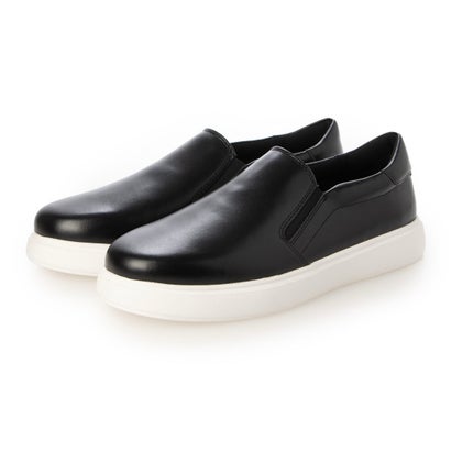 鍵を掛ける界面 ROCKPORT ビーコン ともし火 足付き スリッポン （黒いこと スムース） メンズ靴-靴-スニーカー