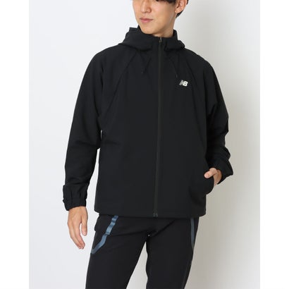 ニューバランス New Balance メンズ ウインドジャケット THE CITY 25FW フーデットウーブンジャケット_ジップアップ AMJ55606 （ブラック）｜LOCOMALL（ロコンド公式ストア）