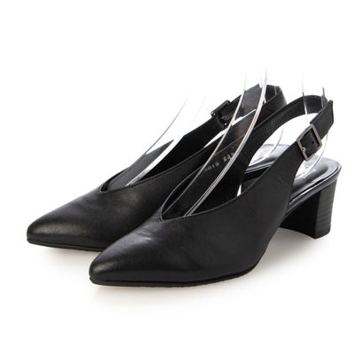 ルフレジュイール Reflet Jouir バックベルトパンプス （BLK）