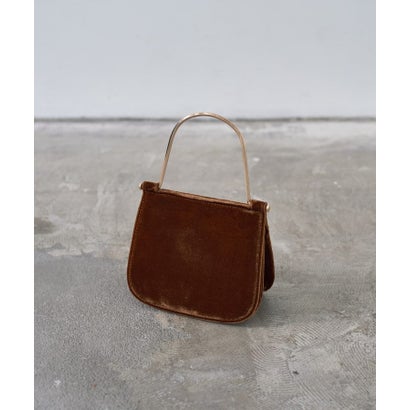 インディヴィ INDIVI 【LE VERNIS】Metal handle minibag （赤銅色(043)）