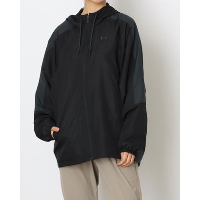 アンダーアーマー UNDER ARMOUR レディース ウインドジャケット UAメッシュ ライナー ウーブン フーディー 6007719 （Black / /）