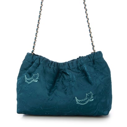 ツモリチサト キャリー tsumori chisato CARRY なみねこししゅう ショルダーバッグ （グリーン）