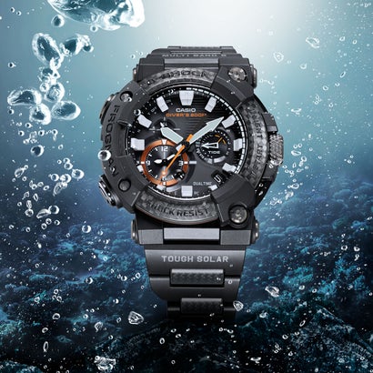 【G-SHOCK】MASTER OF G FROGMAN(御師匠さんオブG 潜水夫 ) / GWF-A1000XC-1AJF （黒いこと×オレンジ色）