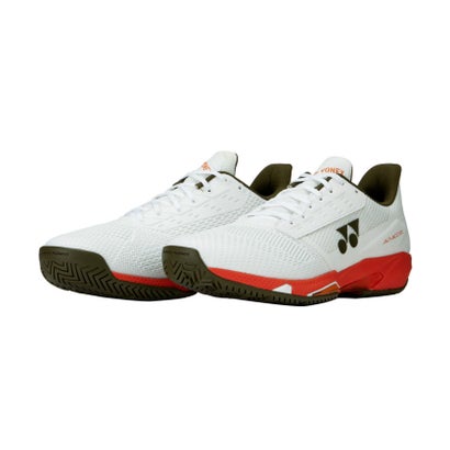 ヨネックス YONEX ヨネックス YONEX テニス パワークッション アドアクセル メン AC SHTAAMA （386 ホワイト/オレンジ）