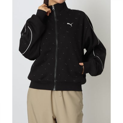 プーマ PUMA レディース 長袖ジャージジャケット CORE HERITAGE MX トラック JKT 690174 （PUMA BLACK）