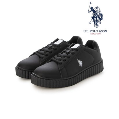 ユーエスポロアッスン U.S. POLO ASSN. ワンポイント スニーカー ポロ ユーエスポロ アッスン PL00811 （ブラック）