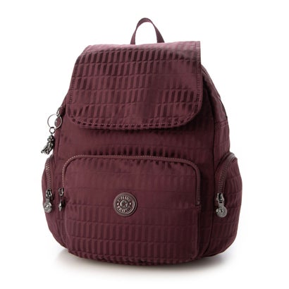 ラドヤード・キプリング Kipling CITY ZIP S うしろ側風呂敷き包み （Maroon Tile Jq）