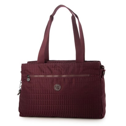キプリング Kipling ELYSIA WORK ショルダーバッグ （Maroon Tile Jq）
