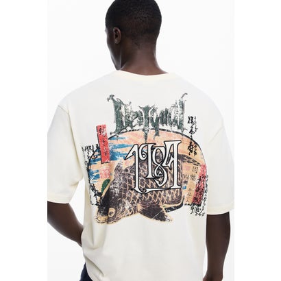 デシグアル Desigual 鯉のプルオーバー （白いこと）