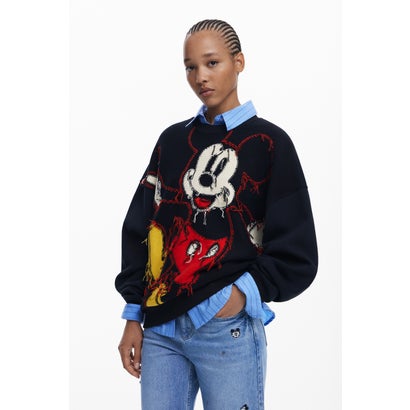 デシグアル Desigual ミッキー スウェットシャツ （グレー/ブラック） 13,510円