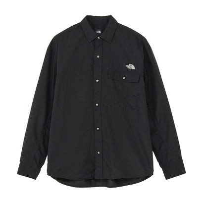 ザ・ノース・フェイス THE NORTH FACE ザ・ノース・フェイス THE NORTH FACE アウトドア ロングスリーブヌプシシャツ メンズ 長袖 トップス 撥水処理 普段着 分かりやすい キ （K 黒いこと） メンズウェア-その他-ウェア