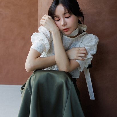 フォルムフォルマ form forma 【愛甲ひかりさん×form forma】シアージャガードボレロ×サテンキャミドレス/結婚式/パーティー/お呼ばれ （カーキ）