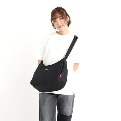 マンハッタンポーテージ Manhattan Portage Murray Hill Shoulder Bag Flight Nylon Backing （Black）