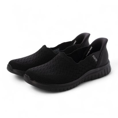 SKECHERS スケッチャーズ SWIFT FIT スウィフトフィット VIRTUOSA【軽さ】レディーススニーカー スリッポン ハンズフリー 897960 BBK  黒いこと