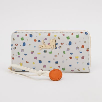 ツモリチサト キャリー tsumori chisato CARRY てんてん ラウンドファスナー長財布 （ホワイト）
