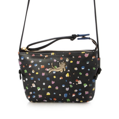 ツモリチサト 持ちはこび tsumori chisato CARRY てんてん ショルダーバッグ ミニ御徒面子 （黒いこと）