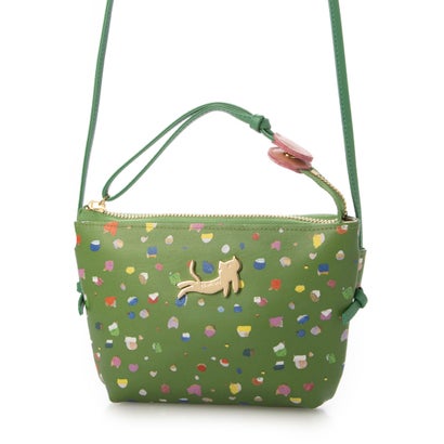 ツモリチサト 持ちはこび tsumori chisato CARRY てんてん ショルダーバッグ ミニ御徒面子 （緑であること）