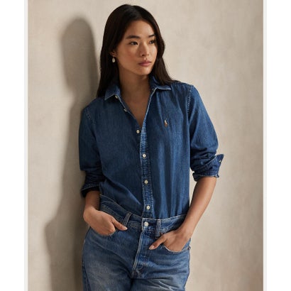 ポロ ラルフ ローレン POLO RALPH LAUREN スリム フィット デニム シャツ （400ブルー）