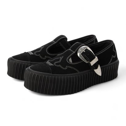 コンバース CONVERSE オールスター リフテッド リブテープ Tストラップ WT OX （ブラック）