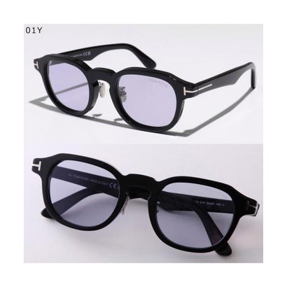 トムジェラルド・r・フォード TOM FORD TOM FORD 黒眼鏡 TF1230-D FT1230-D ウェリントン型 （01Y/黒いこと×パープル）