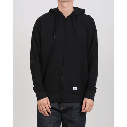 ジェーイーモーガン JEMORGAN JEMORGAN ジェイイーモーガン WAFFLE FULL ZIP PARKA ワッフル フルジップ パーカー （ブラック）