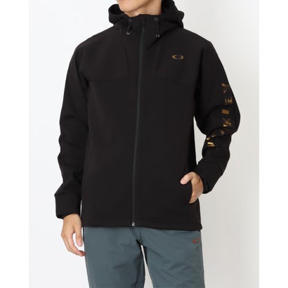 オークリー OAKLEY メンズ ウインドジャケット MATELASSE WARM SHELL JACKET 1.0 FOA408116 （NEON FIRE / BLACK）