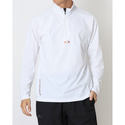 オークリー OAKLEY メンズ 長袖機能Tシャツ BORDERLESS HEAT SHIELD L/S HZ FOA408448 （WHITE）