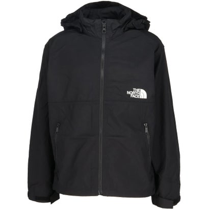 ザ・ノース・フェイス THE NORTH FACE ザ・ノース・フェイス THE NORTH FACE アウトドア コンパクトジャケット 子ども服 ウィンドブレーカー アウター 上着 軽い はっ水 （K ブラック）