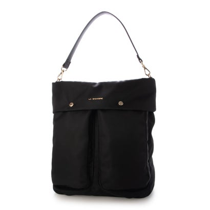 ラ バガジェリー LA BAGAGERIE ダブルフロントポケット2WAYビッグショルダー （ブラック） 15,048円