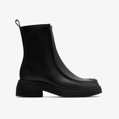 クラークス Clarks Effery Zip / エフェリージップ （黒いことなめし革）
