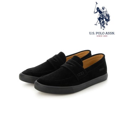ユーエスポロアッスン U.S. POLO ASSN. フェイクスウェード ローファー US POLO （ブラック）