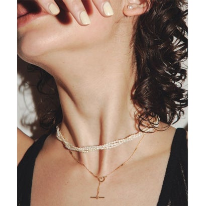 ルボンボン les bon bon pearl emotion necklace BOB334 （ホワイト）