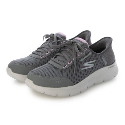 スケッチャーズ SKECHERS スリップインズ ゴーウォーク フレックス せつ然たる 細流 （濃灰色/ラベンダー）