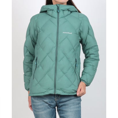 モン呼びりん mont-bell モン呼びりん ネージュダウン アノラック Women\u0027s 成人女性用 （青み緑であること）