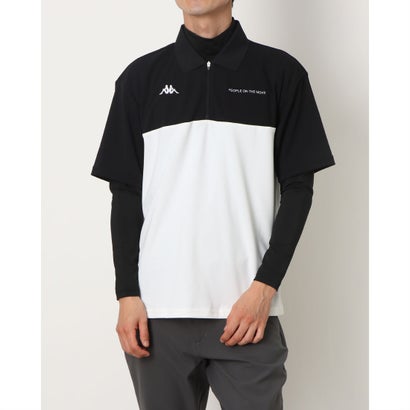 カッパ Kappa ハンソデポロシャツ （BK） 12,320円