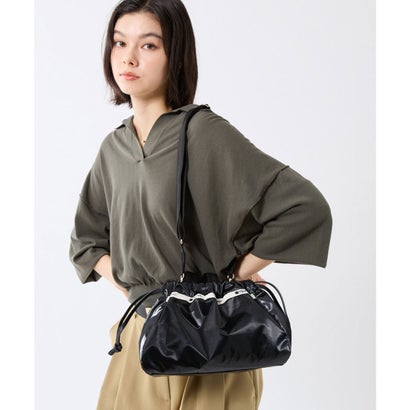 レスポートサック LeSportsac E/W CITY DRAWSTRING BAG （アップタウンブラックシャイン/ブラック2）