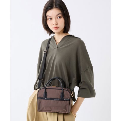 レスポートサック LeSportsac SQUARE TH CROSSBODY （アップタウンダークチョコ/ブラック）