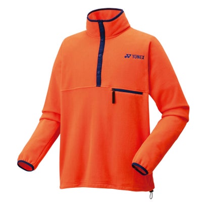 ヨネックス YONEX ヨネックス YONEX 庭球 UNI フリースプルオーバー  90094 （005 オレンジ色）