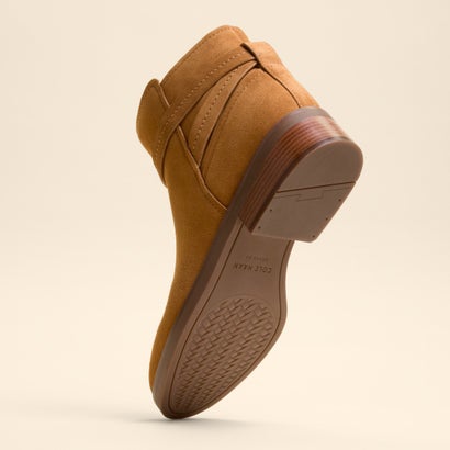 コール ハーン COLE HAAN ロザリン アンクル ストラップ ブーツ womens （CH ゴールデン ハニー スエード ウォータープルーフ）
